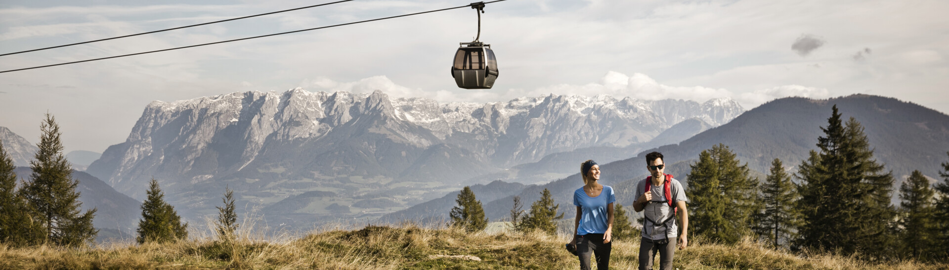 Hiking Gondola St. Johann Hiking in the nature - Gondola St. Johann