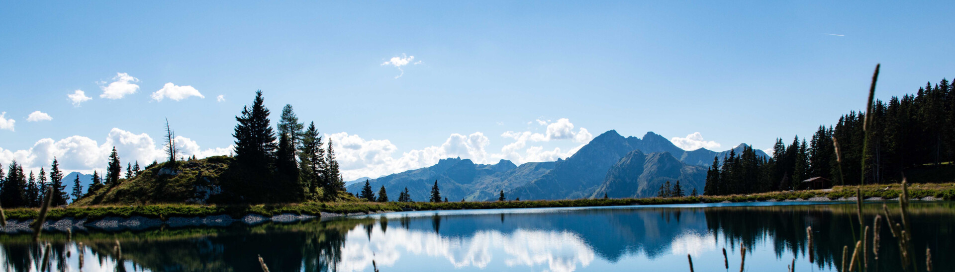 Lake at the Geisterberg in summer - Snow Space Salzburg